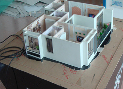 Budynek komercyjny Miniaturowe modele architektoniczne z systemem oświetlenia