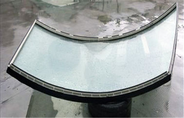 Architektoniczny Curved Insulated 19mm hartowane szkło z aluminiową ramą
