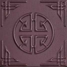 Chinese Style Leather Dekoracyjne panele ścienne Płytki ścienne 3D / 3D Tapety Ekologiczna