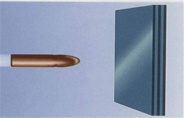 24mm - 30mm kuloodporne szkło, odporne Bullet tafle szkła bezpieczeństwo