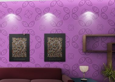 Indoor Multi Color Tapetowanie 3D tle ściany / Nowoczesne 3D Naklejki ścienne dla tego hotelu