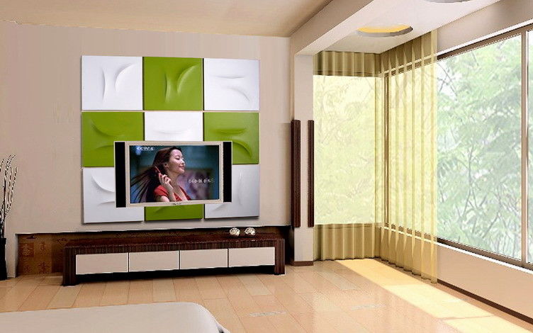 Moda PU 3D dekoracyjne Panel ścienny do sypialni / Hotel / KTV