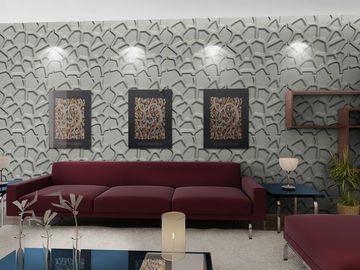 Moda Wall Art 3D Salon Tapeta, Nowoczesne 3D Panel ścienny na tle Sofa